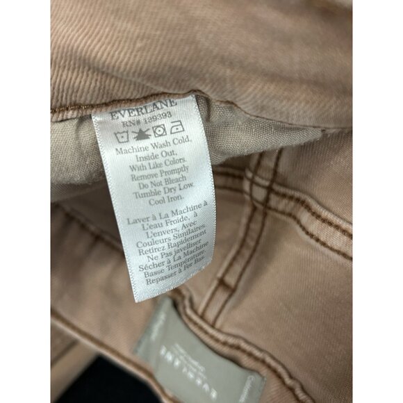 Everlane The Way High Slim 26R Jeans Denim Women's Organic Cotton Pink Straight - Picture 12 of 12